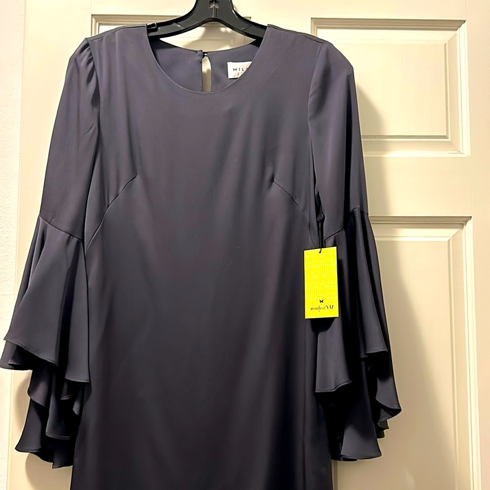 Size 2 Millie steel blue mini dress